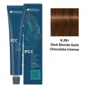 INDOLA PCC PERMANENT COLOR 6.38+ – DARK BLONDE GOLD CHOCOLATE INTENSE 60 ML