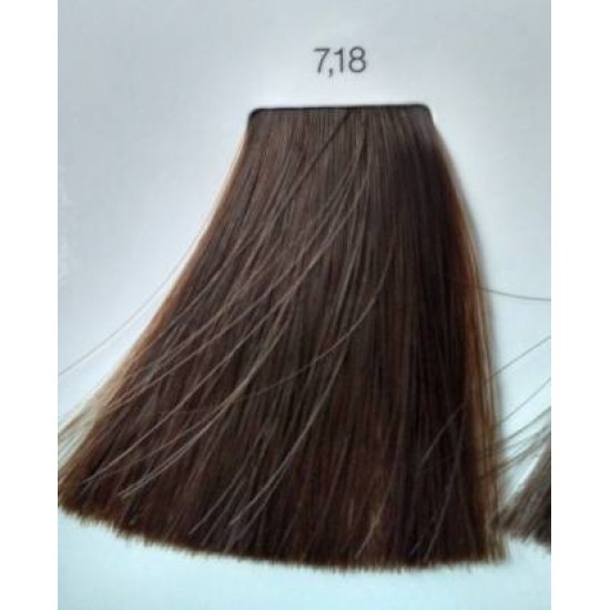 KEUNE TINTA COLOR 7.18- MEDIUM BLONDE METALLIC 60 ML