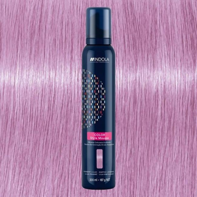 INDOLA COLOR STYLE MOUSSE POWDERY LILAC 200 ML