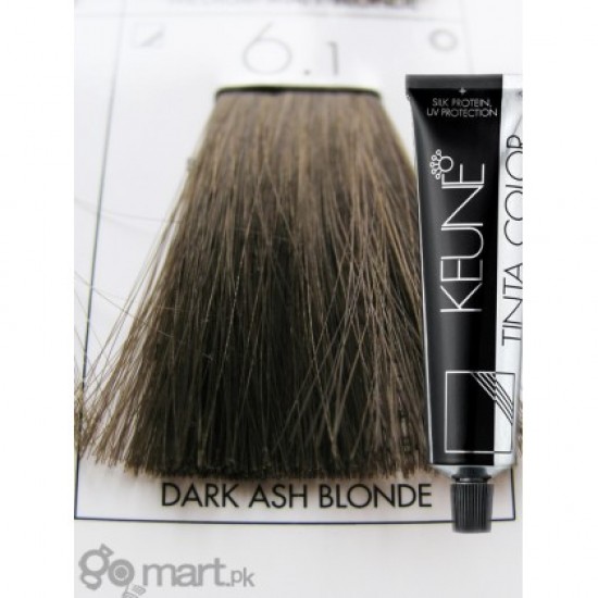 KEUNE TINTA COLOR 6.1- DARK BLONDE ASH 60 ML
