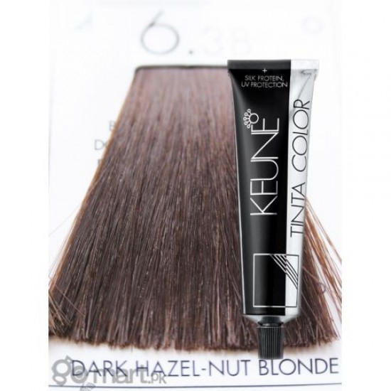 KEUNE TINTA COLOR 6.38- DARK BLONDE HAZELNUT 60 ML