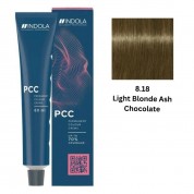 INDOLA PCC PERMANENT COLOR  8.18 – LIGHT BLONDE ASH CHOCOLATE  60 ML