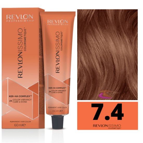 REVLONISSIMO COLORSMETIQUE™ 7.4 MEDIUM COPPER BLONDE 60 ML