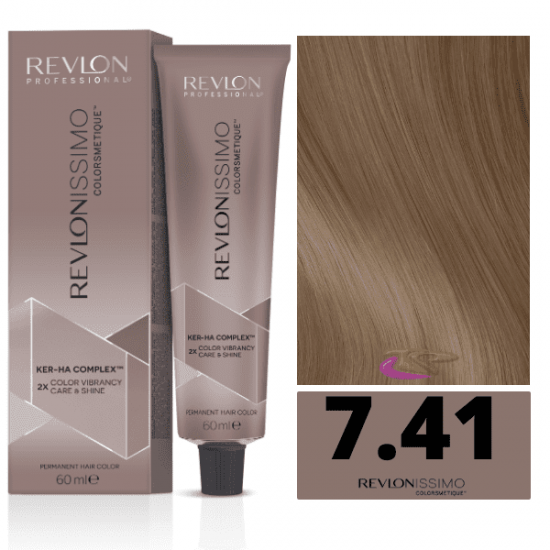 REVLONISSIMO COLORSMETIQUE™ 7.41 NATURAL CHESTNUT BLONDE 60 ML