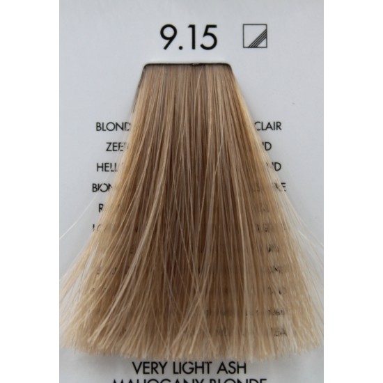 KEUNE TINTA COLOR 9.15- VERY LIGHT BLONDE ASH MAHOGANY 60 ML
