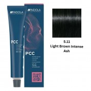 INDOLA PCC PERMANENT COLOR  5.11 – LIGHT BROWN INTENSE ASH 60 ML