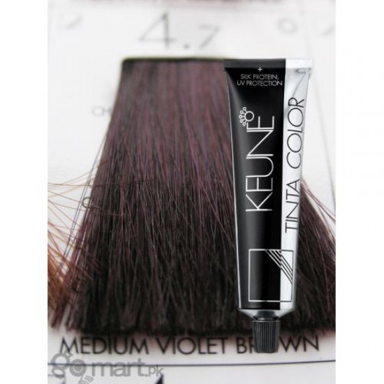 KEUNE TINTA COLOR 4.7- MEDIUM BROWN VIOLET 60 ML