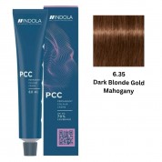 INDOLA PCC PERMANENT COLOR  6.35 – DARK BLONDE GOLD MAHOGANY 60 ML