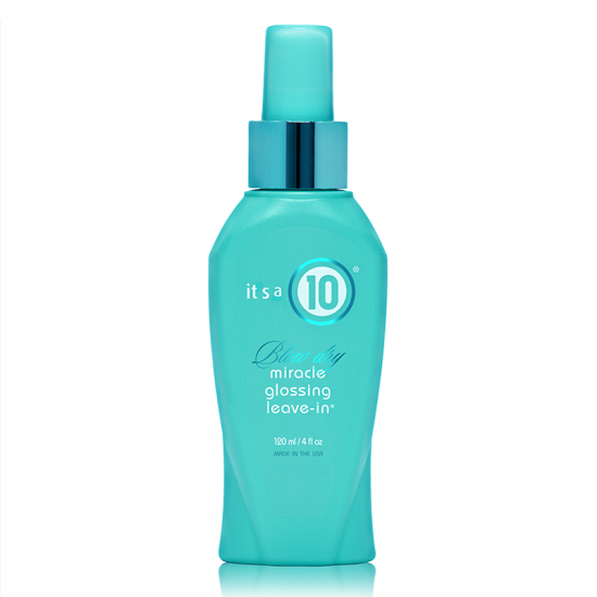 IT’S A 10 BLOW DRY GLOSSING LEAVE IN 120 ML