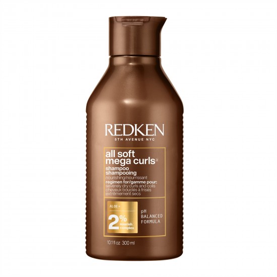 Redken NYC All Soft Mega Curls шампон за обликување на кадрава коса 300мл