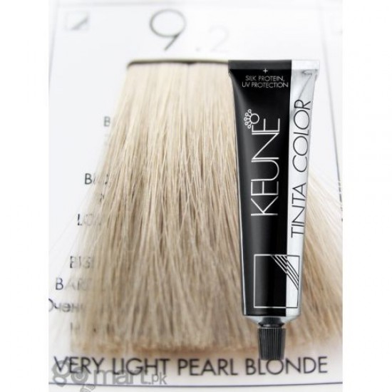 KEUNE TINTA COLOR 9.2- VERY LIGHT BLONDE PEARL 60 ML