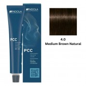 INDOLA PCC PERMANENT COLOR  4.0 – MEDIUM BROWN NATURAL 60 ML