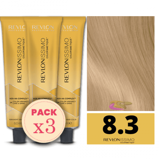 REVLONISSIMO COLORSMETIQUE™ 8.3 LIGHT GOLDEN BLONDE 60 ML