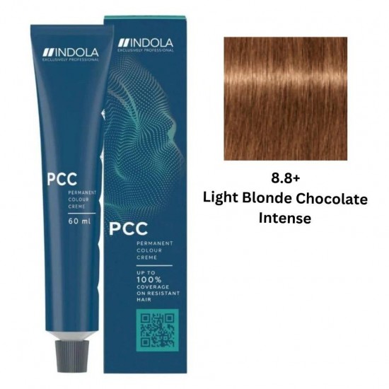 INDOLA PCC PERMANENT COLOR   8.8+ – LIGHT BLONDE CHOCOLATE INTENSE 60 ML