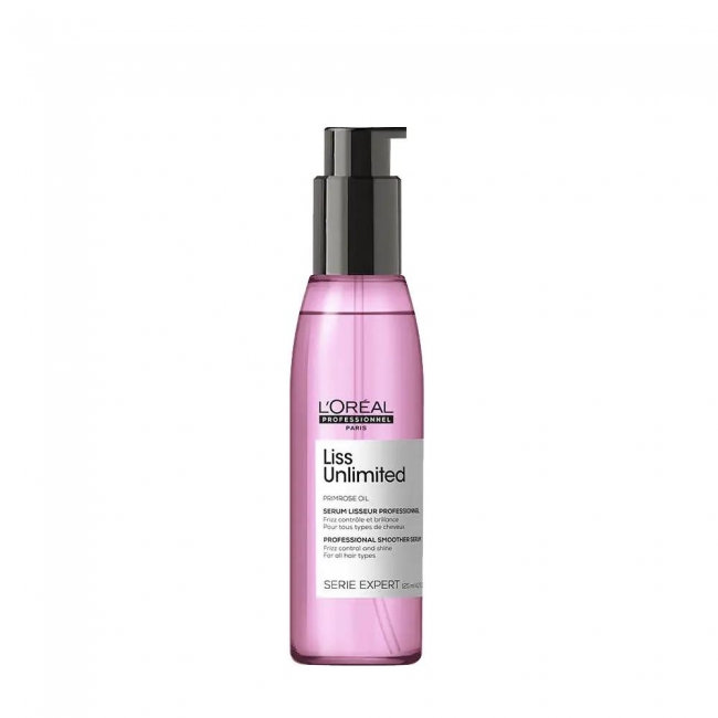 L`Oreal Professionnel Serie Expert Liss Unlimited измазнувачки серум за сјајност и контрола на frizz на сите типови коса 125мл