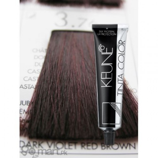 KEUNE TINTA COLOR 3.76 DARK BROWN VIOLET RED 60 ML