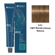 INDOLA PCC PERMANENT COLOR  8.0+ – LIGHT BLONDE INTENSE NATURAL 60 ML