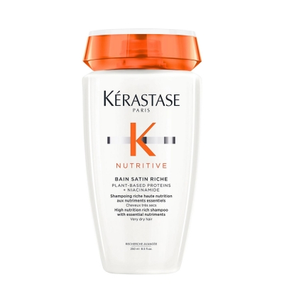 Kérastase Nutritive Bain Satin Riche високонутритивен богат шампон со есенцијални нутриенти за многу сува коса 250мл