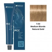 INDOLA PCC PERMANENT COLOR  7.03 – MEDIUM BLONDE NATURAL GOLD 60 ML