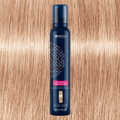 INDOLA COLOR STYLE MOUSSE PEARL BEIGE 200 ML