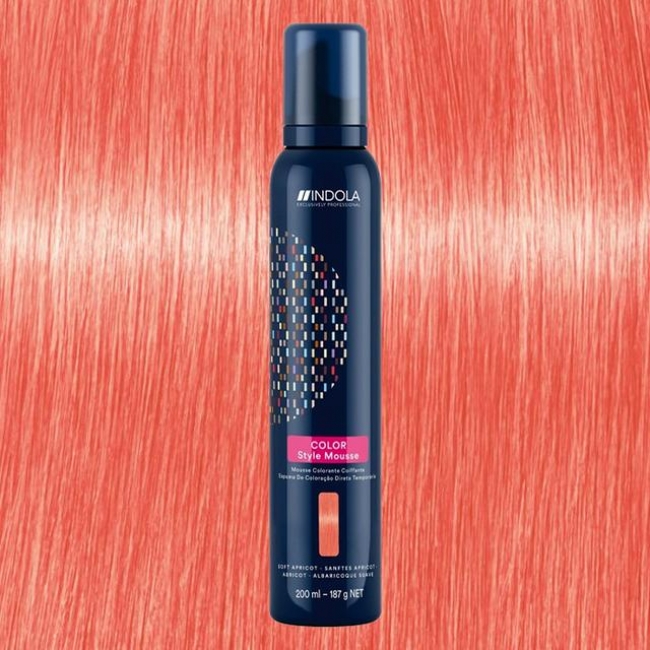 INDOLA COLOR STYLE MOUSSE SOFT APRICOT 200 ML