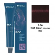 INDOLA PCC PERMANENT COLOR  3.66 – DARK BROWN INTENSE RED 60 ML
