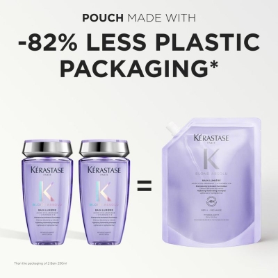 Kérastase Blond Absolu Bain Lumière хидрирачки шампон за нега на сите типови руса коса – Refill 500ml