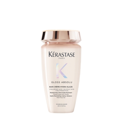 Kérastase Gloss Absolu Bain Crème Hydra-Glaze Anti-Frizz Shampoo шампон со висока сјајност за нормална до густа коса склона кон frizz