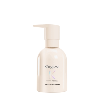 Kérastase Gloss Absolu Frizz-Glaze Heat Protecting Cream измазнувачка стајлинг крема за нормална до густа коса склона кон frizz 240 мл