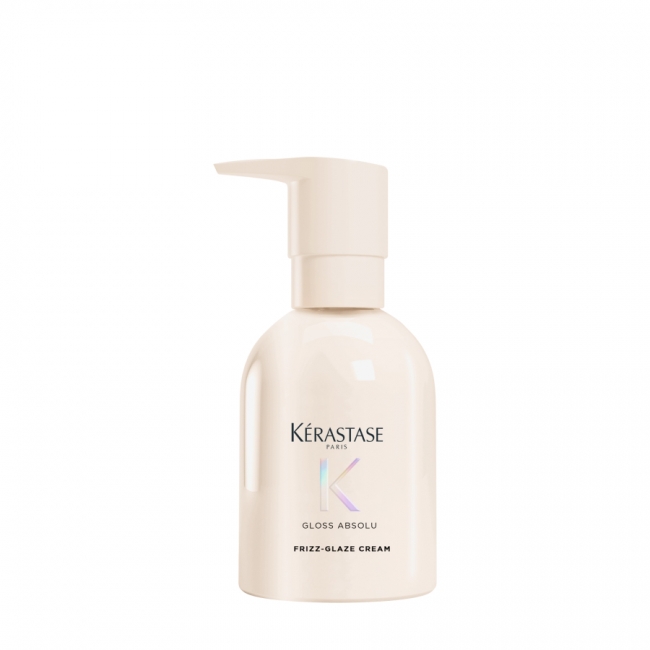 Kérastase Gloss Absolu Frizz-Glaze Heat Protecting Cream измазнувачка стајлинг крема за нормална до густа коса склона кон frizz 240 мл