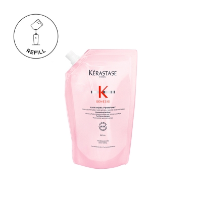 Kérastase Genesis Bain Hydra-Fortifiant зацврстувачки шампон за нормална до масна слаба коса склона кон опаѓање – Refill 500мл