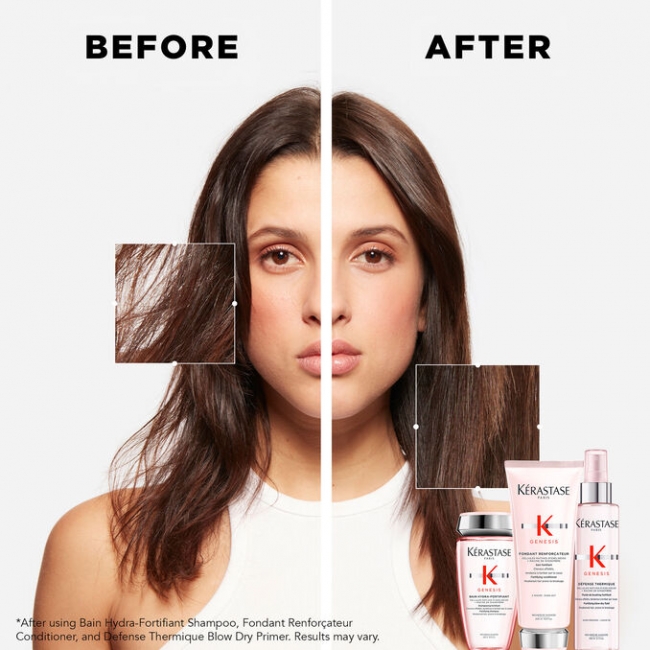 Kérastase Genesis Bain Hydra-Fortifiant зацврстувачки шампон за нормална до масна слаба коса склона кон опаѓање – Refill 500мл