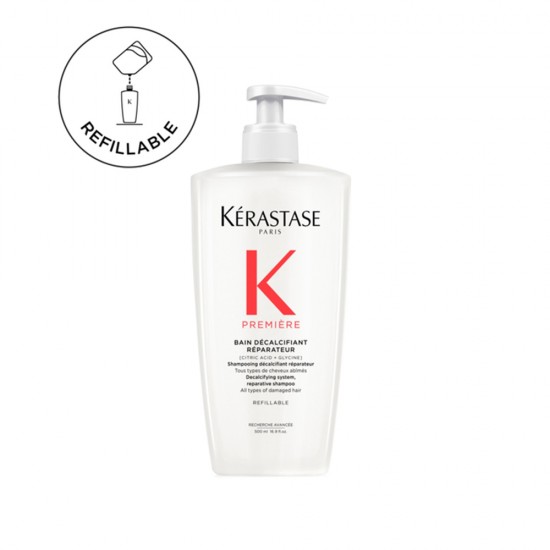 Kérastase Première Bain Décalcifiant Réparateur декалцифицирачки шампон за обнова на сите типови оштетена коса 500мл