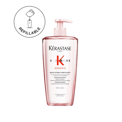 Kérastase Genesis Bain Hydra-Fortifiant зацврстувачки шампон за нормална до масна слаба коса склона кон опаѓање 500мл