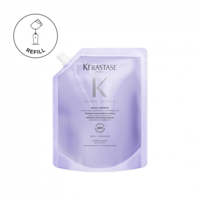 Kérastase Blond Absolu Bain Lumière хидрирачки шампон за нега на сите типови руса коса – Refill 500ml