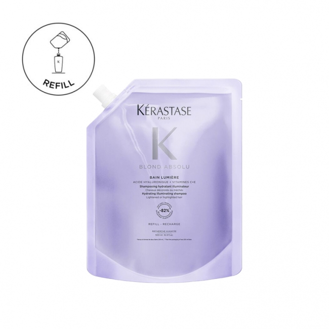 Kérastase Blond Absolu Bain Lumière хидрирачки шампон за нега на сите типови руса коса – Refill 500ml