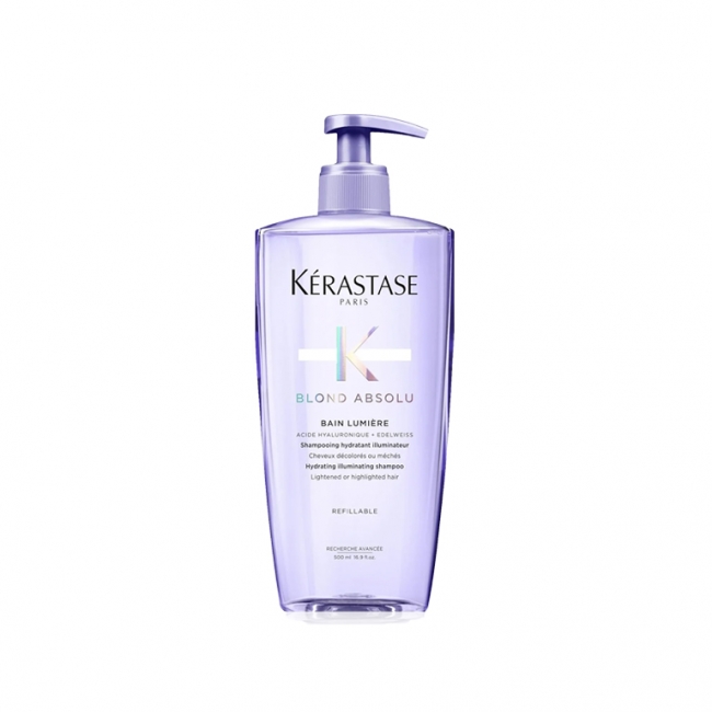 Kérastase Blond Absolu Bain Lumière хидрирачки шампон за нега на сите типови руса коса 500ml
