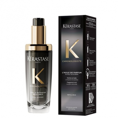 K&eacute;rastase Chronologiste L&rsquo;Huile de parfum Refillable луксузно масло за ревитализација и нега на сите типови коса 75мл