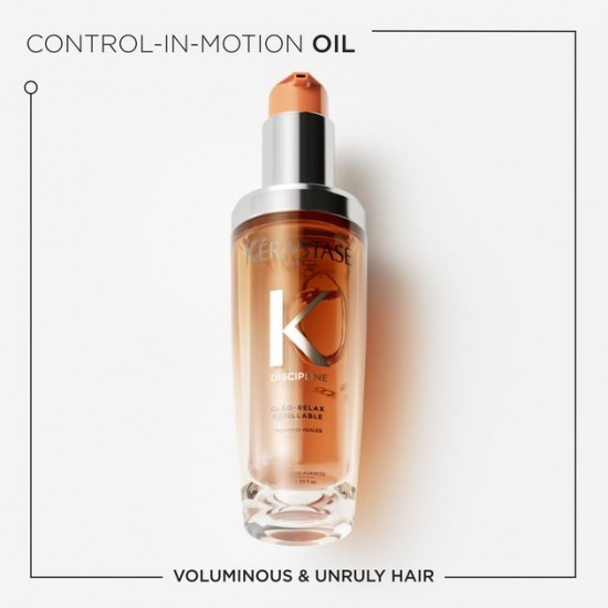Kérastase Discipline Oléo-Relax Refillable масло за измазнување и контрола на frizz-от кај сите типови недисциплинирана коса 75мл