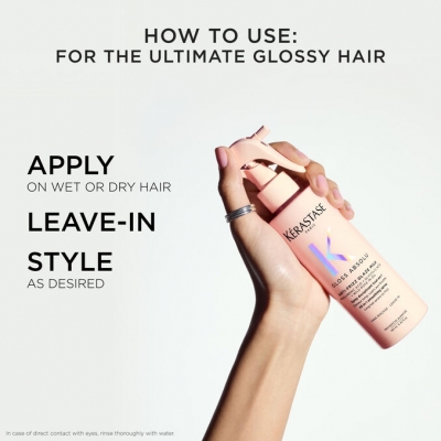 Kérastase Gloss Absolu Anti-Frizz Glaze Milk млеко во спреј за поттикнување сјај на долга коса склона кон frizz 190мл