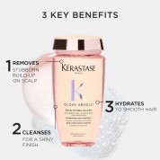 Kérastase Gloss Absolu Bain Hydra-Glaze хидрирачки осветлувачки шампон за долга коса склона кон frizz 250мл