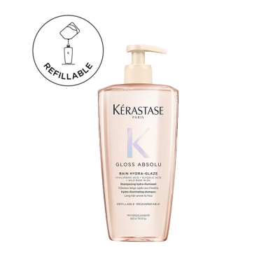 Kérastase Bain Hydra-Glaze хидрирачки осветлувачки шампон за долга коса склона кон frizz 500мл