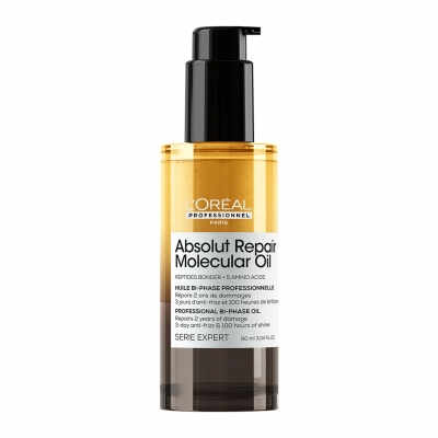 L’Оreal Professionnel Absolut Repair Molecular Professional Bi-phase Oil масло за оштетена коса 90ml