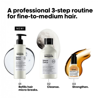 L`Oreal Professionnel Metal Detox пополнувачки третман пред шампонирање против порозност 250мл