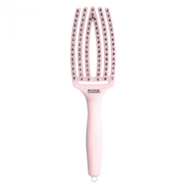 Fingerbrush Boar & Nylon Pastel Pink M