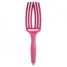 Fingerbrush Boar & Nylon Hot Pink M