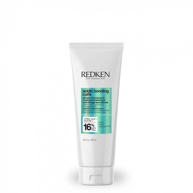 Redken NYC Acidic Bonding Curls Silicone-Free Leave-In Treatment третман без одмивање за заштита, сјај и обнова на оштетената кадрава коса 250мл