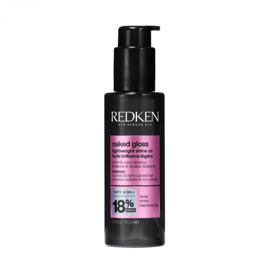 Redken NYC Naked Gloss Lightweight Shine Oil лесно масло за сјај на сите типови боена коса 100мл