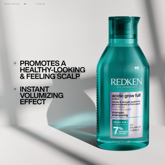 Redken NYC Acidic Grow Full System Densifying Shampoo згуснувачки шампон за тенка или сплескана коса 300ml