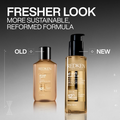 Redken NYC All Soft Argan-6 масла за коса во еден производ 100мл